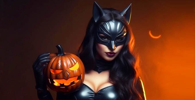 Catwoman kostume - bliv fræk og forførende