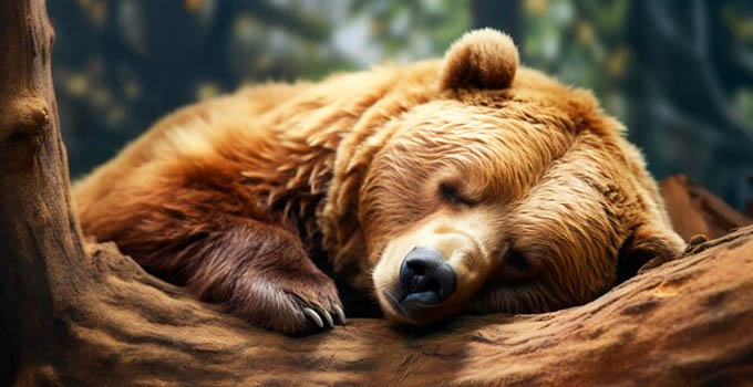 Bjørnen sover