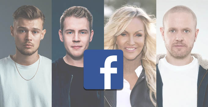 De 10 største danske Facebook-profiler